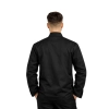 Bluza kucharska czarna męska  długi rękaw 8 guzików roz.3XL